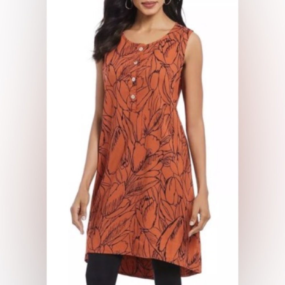Bryn Walker Women's Don Hi Low Tunic / Dress Tamarind